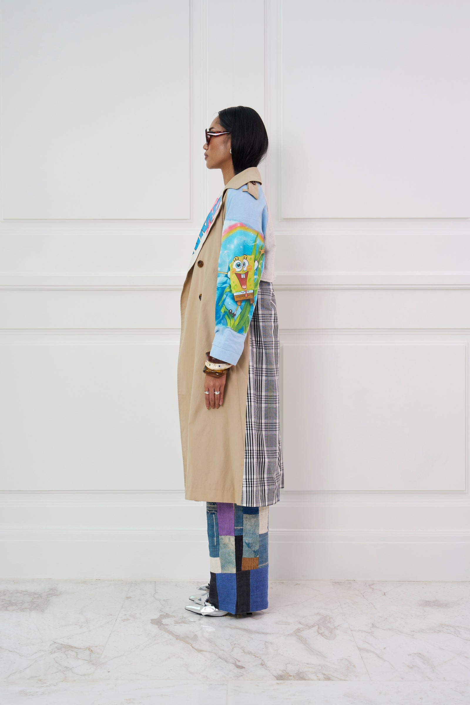 UPCYCLED TRENCH COAT