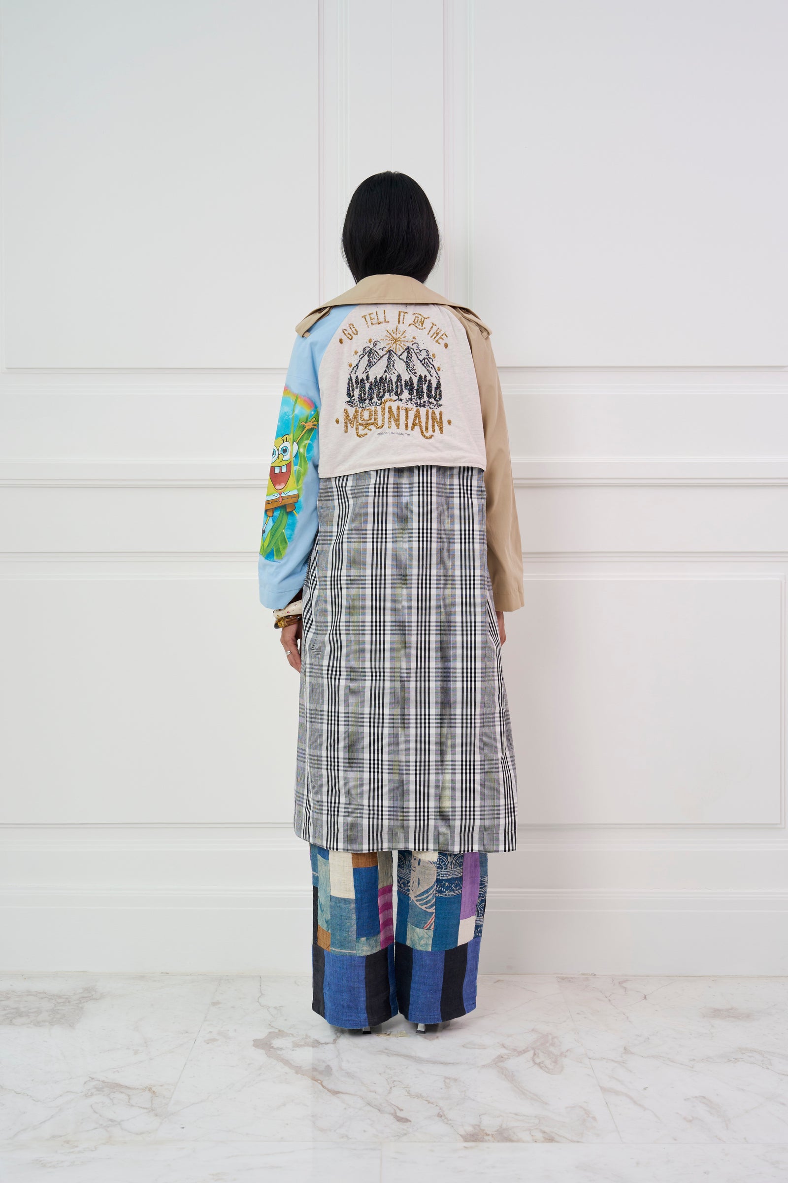 UPCYCLED TRENCH COAT