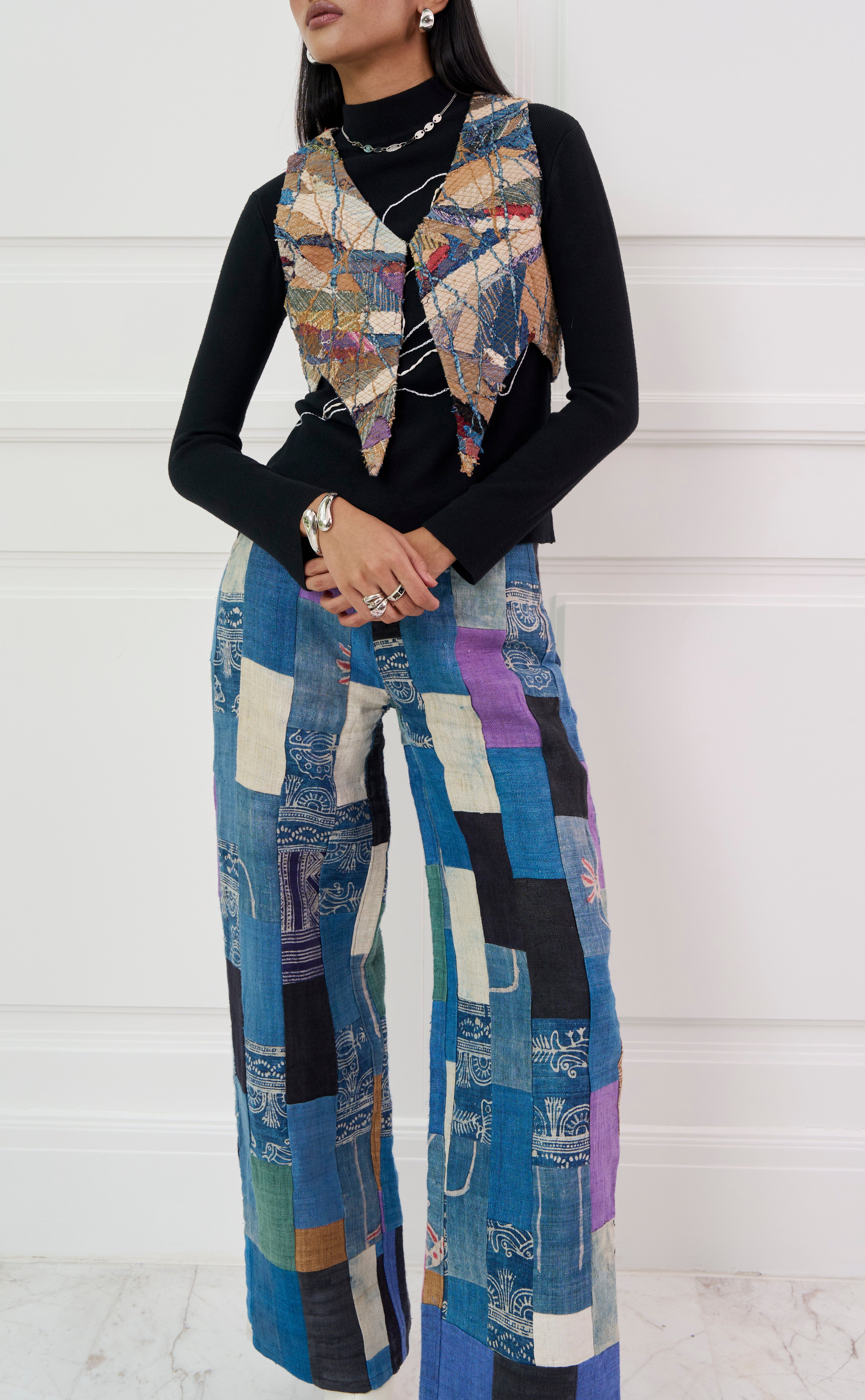 ARTISAN PATCHWORK TROUSERS ARTISAN PATCHWORK TROUSERS